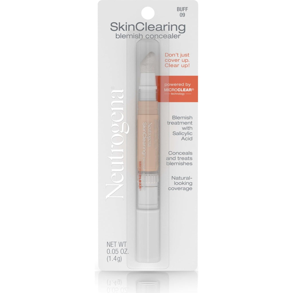 Neutrogena SkinClearing Blemish Concealer Face Makeup, Fair 05, .05 oz | Non-Comedogenic and Oil-Free Concealer Helps Cover, Treat & Prevent Breakouts