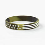 Buy now American Flag Rubber Bracelets Silicone Wristbands for Department,Officers,Veterans,American Patriots, Army fans Sport Fans Wearing and Special Gifts for Independence day,Parties,Events at indiglob india