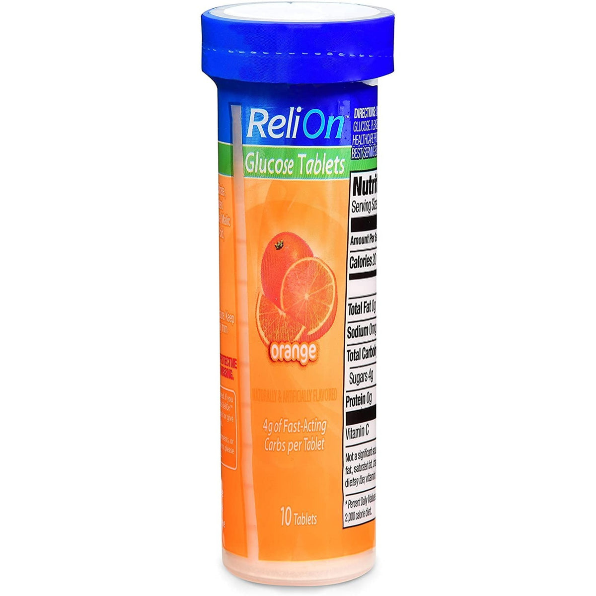 Relion Glucose Tabets: Orange, Tropical and Fruit Punch Total 30 Tablets