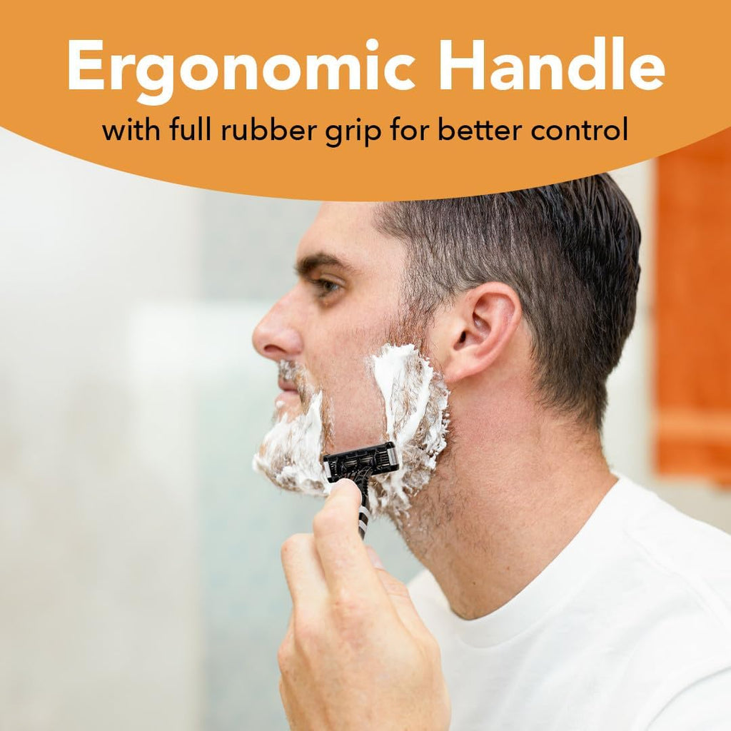 BIC Flex 5 Sensitive Mens Disposable Razors, 5-Blade, 2-Pack, Comfortable