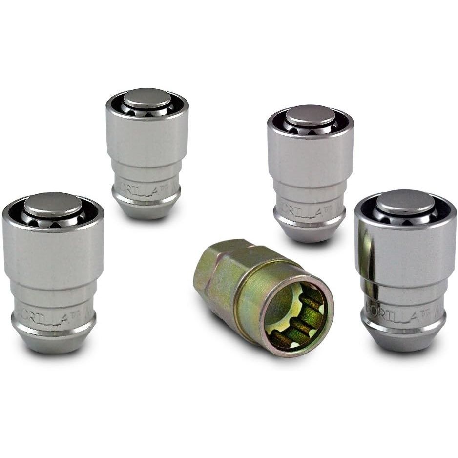 Buy now Gorilla Automotive 61631 Acorn Gorilla Guard Locks (12mm x 1.50 Thread Size) - Pack of 4 at indiglob india