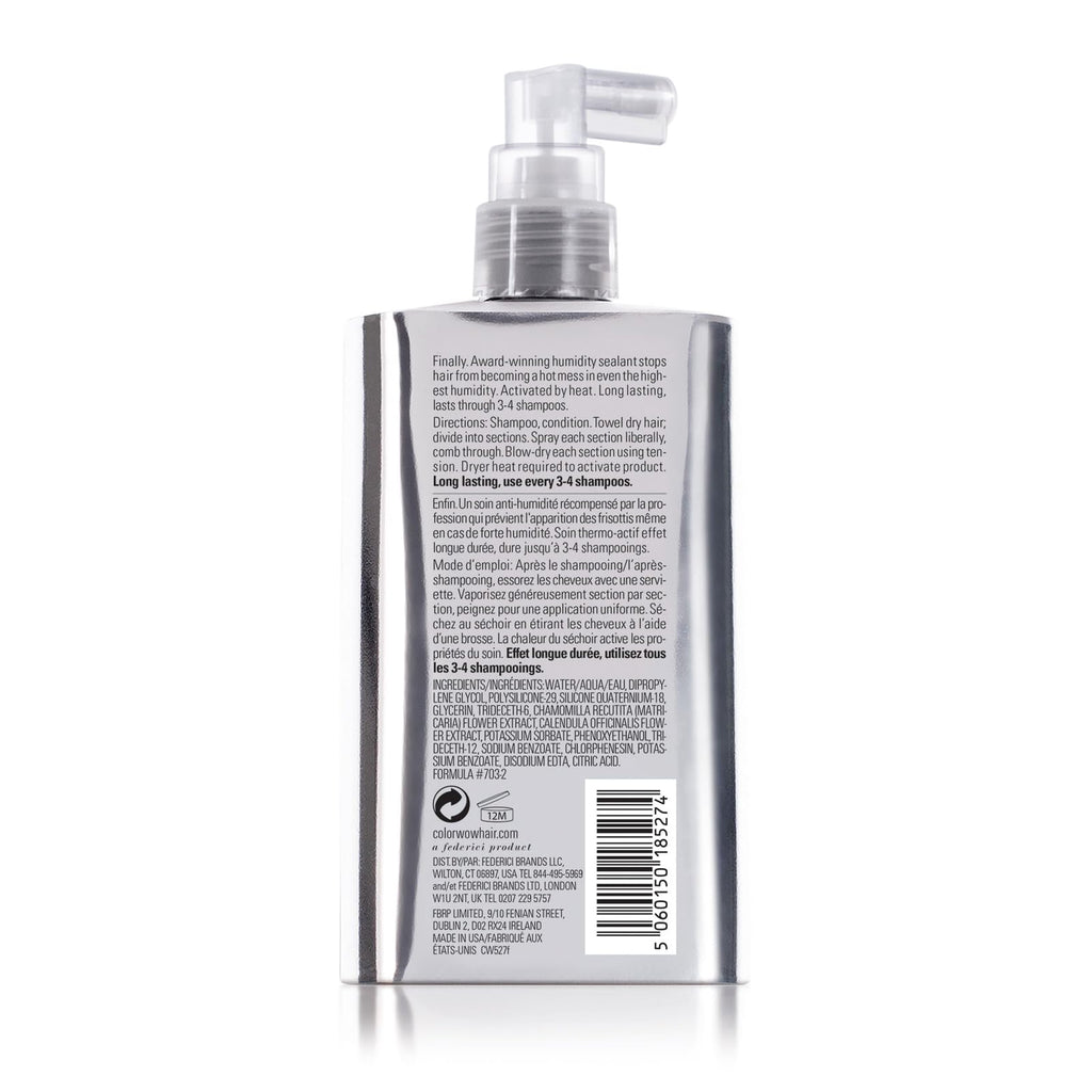 COLOR WOW Dream Coat – Anti-Humidity Frizz Control Spray for Glass Hair | Anti-frizz treatment and humidity-proofing spray delivers glassy-smooth, frizz-free hair. Heat activated, lasts 3-4 shampoos.