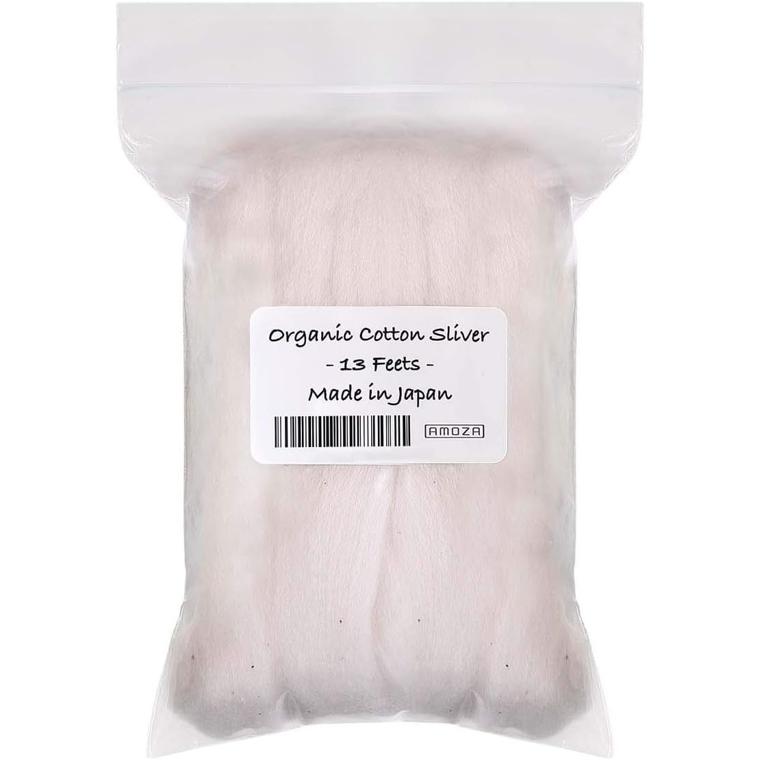 Buy now Japanese Organic Cotton Sliver 13 Feets 100% Organic Unbleached [Made in Japan] (4 Packs) 13 Foot (Pack of 1) at indiglob india