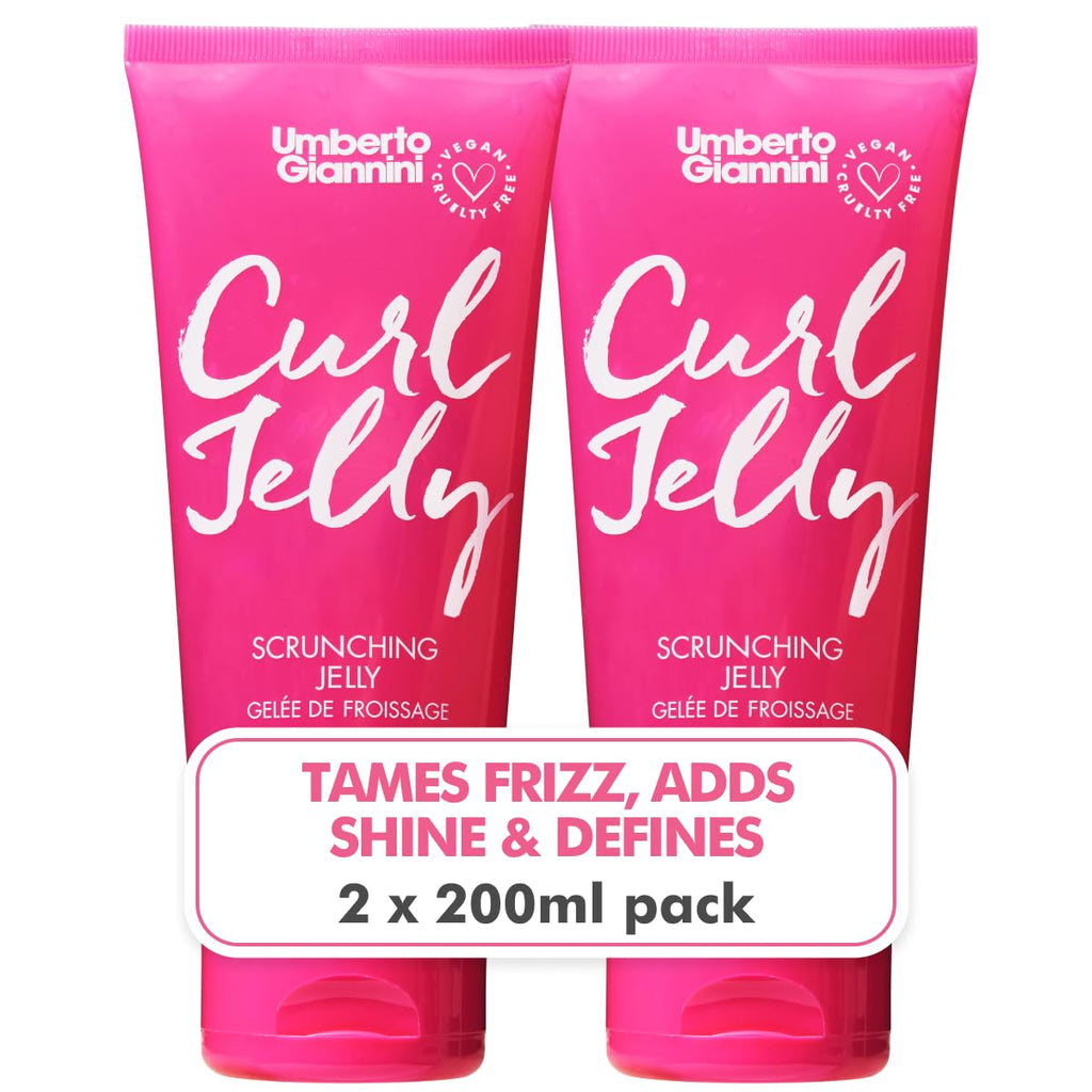Buy now Umberto Giannini Curl Jelly Scrunching Jelly 6.7 fl Oz - Frizz Solution Defining Hair Gel for 2a-4c Curly, Wavy, Coily Hair - Vegan & Cruelty-Free at indiglob india