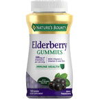 Nature's Bounty Elderberry Gummies 100 mg, 70ct | Supports Immune Health, Contains Vitamins A, C, D, E, Zinc