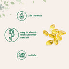 Micro Ingredients Vitamin D3 + K2 MK-7 5,000 IU Per Serving, 300 Softgels | K2 100 mcg Per Serving, D3 & K2 Vitamin Supplement for Women & Men. Easy-to-Swallow, Non-GMO, Gluten Free.