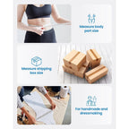 Buy now RENPHO Body Measuring Tape, Smart Tape Measure for Weight Loss, Bluetooth Fitness Equipment with App, Measuring Waist, Hip, Bust, Arms, Muscle Gain, Retractable, 60in /150cm, White at indiglob india