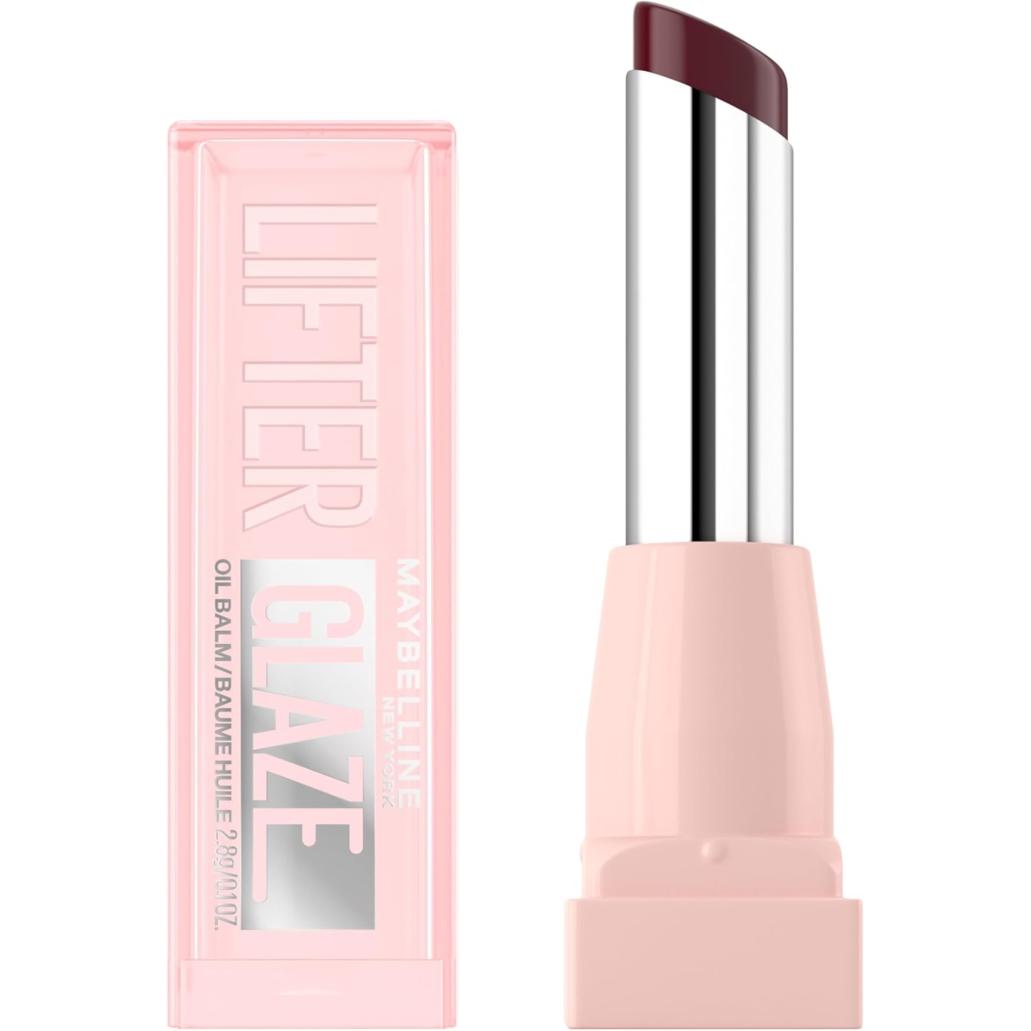 Buy now Maybelline Lifter Glaze Oil Balm with Hyaluronic Acid and Hydrating Oil Blend, Lip Balm with 24HRs of Smooth, Moisturizing Shine, Acai Glaze (Sheer Black Cherry) Espresso Kiss at indiglob india