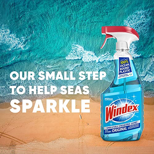 Buy now SC Johnson Windex Original Glass Cleaner Set: 5L refill +950 ml Trigger Spray at indiglob india