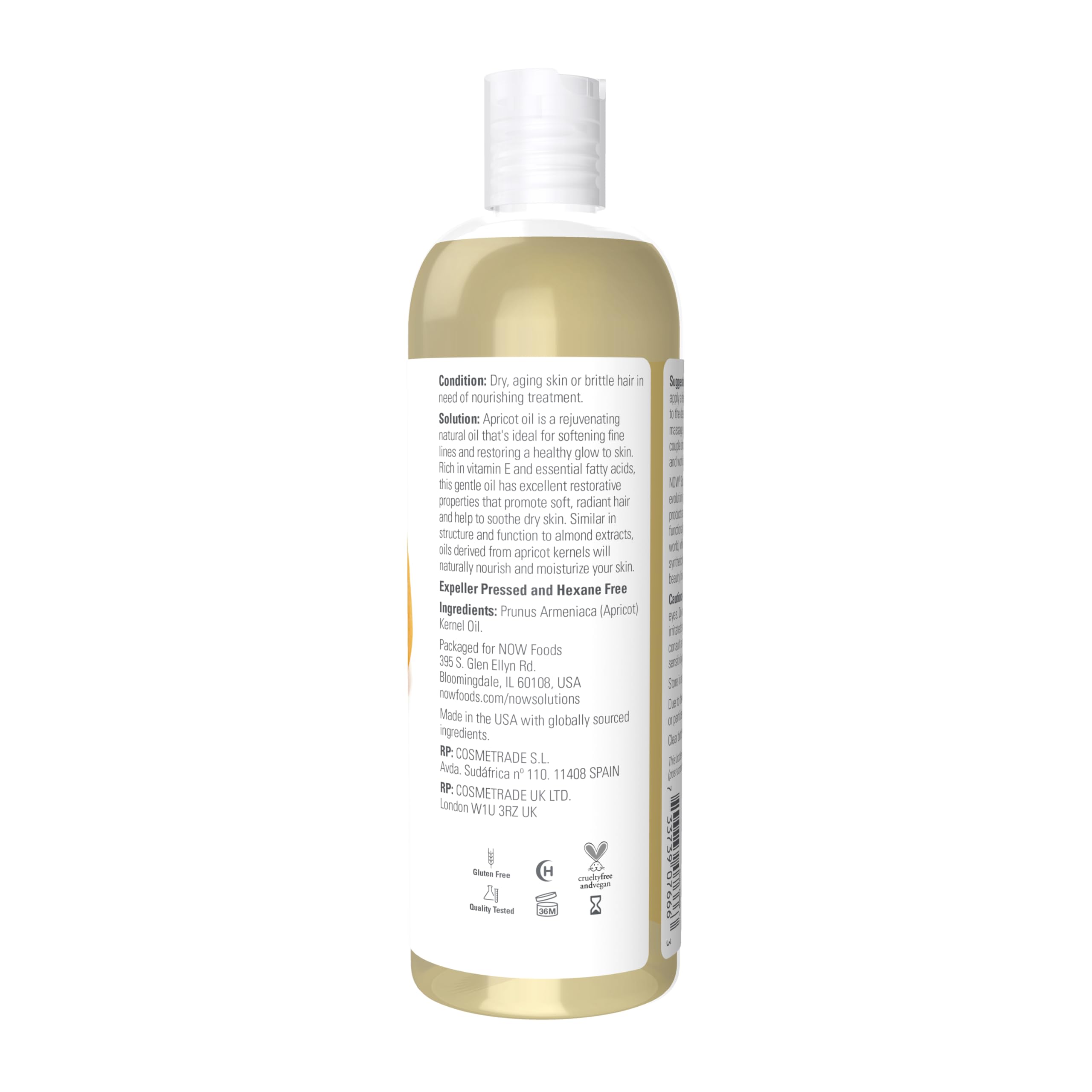Buy now NOW Foods Solutions, Apricot Kernel Oil, Hair Moisturizer, Rejuvenating Skin Oil, Softens Fine Lines, 16-Ounce at indiglob india