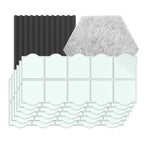 Buy now EGINO 120 Pack Double-Sided Adhesive Tape for Acoustic Soundproofing Foam Panels Strong Pad Mounting, Heavy Duty Wall Adhesive Squares at indiglob india