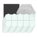 Buy now EGINO 120 Pack Double-Sided Adhesive Tape for Acoustic Soundproofing Foam Panels Strong Pad Mounting, Heavy Duty Wall Adhesive Squares 120 at indiglob india