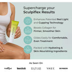 SCULPIFLEX – Original 3-in-1 Body Sculpting Machine for Firmer-Looking Skin – Lymphatic Drainage Massager & Cellulite Massage Tool for Stomach, Arms, Legs, and Thighs + 1x Gel