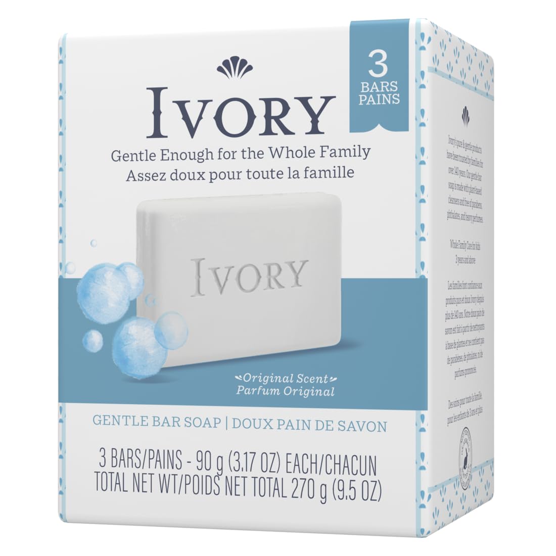 Buy now Ivory Soap Personal Bar 3.1 Ounce, Pack of 3 at indiglob india