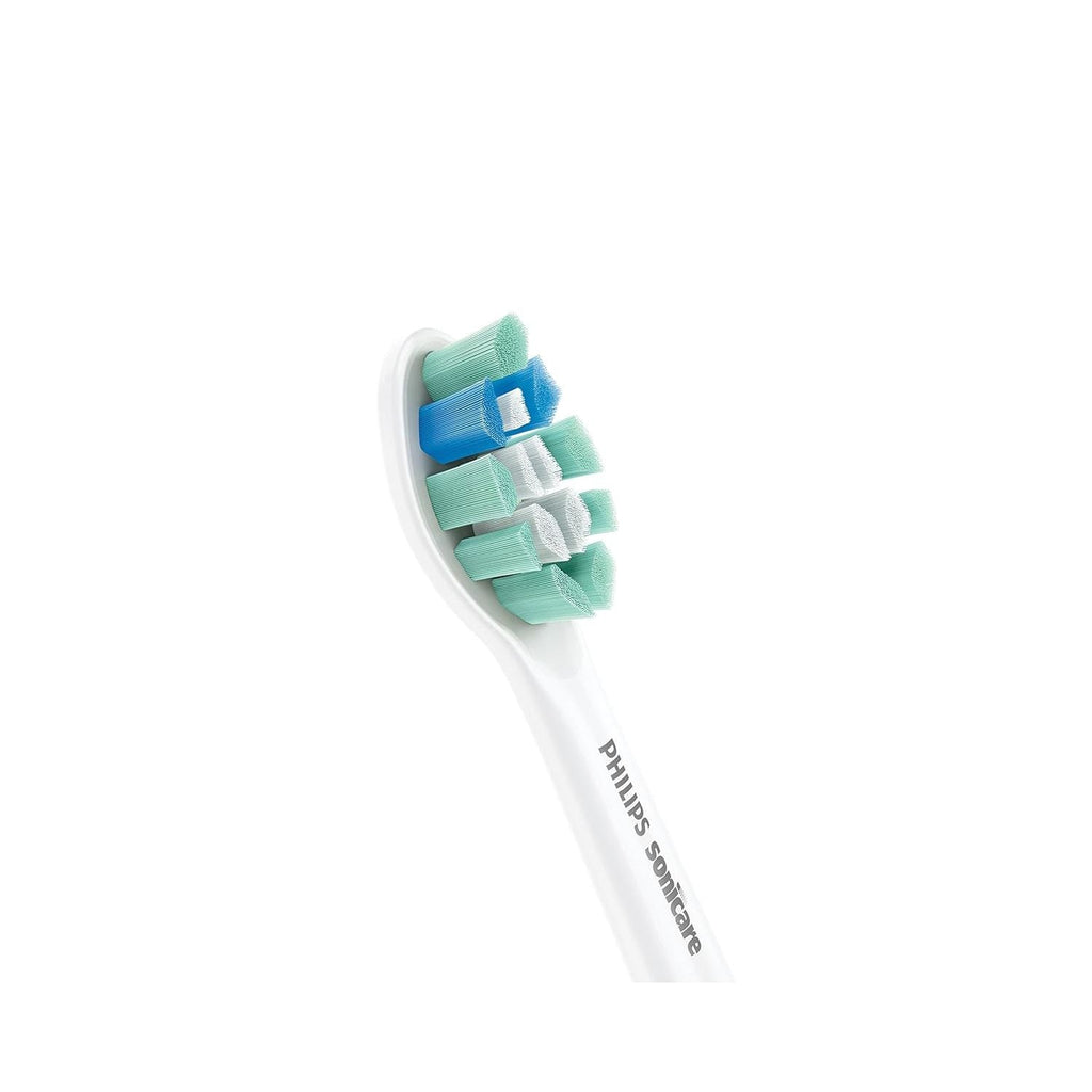 Buy now Philips Sonicare Genuine Toothbrush Head Variety Pack, C3 Premium Plaque Control and C2 Optimal Control, 3 Brush Heads, White, HX9023/69 at indiglob india
