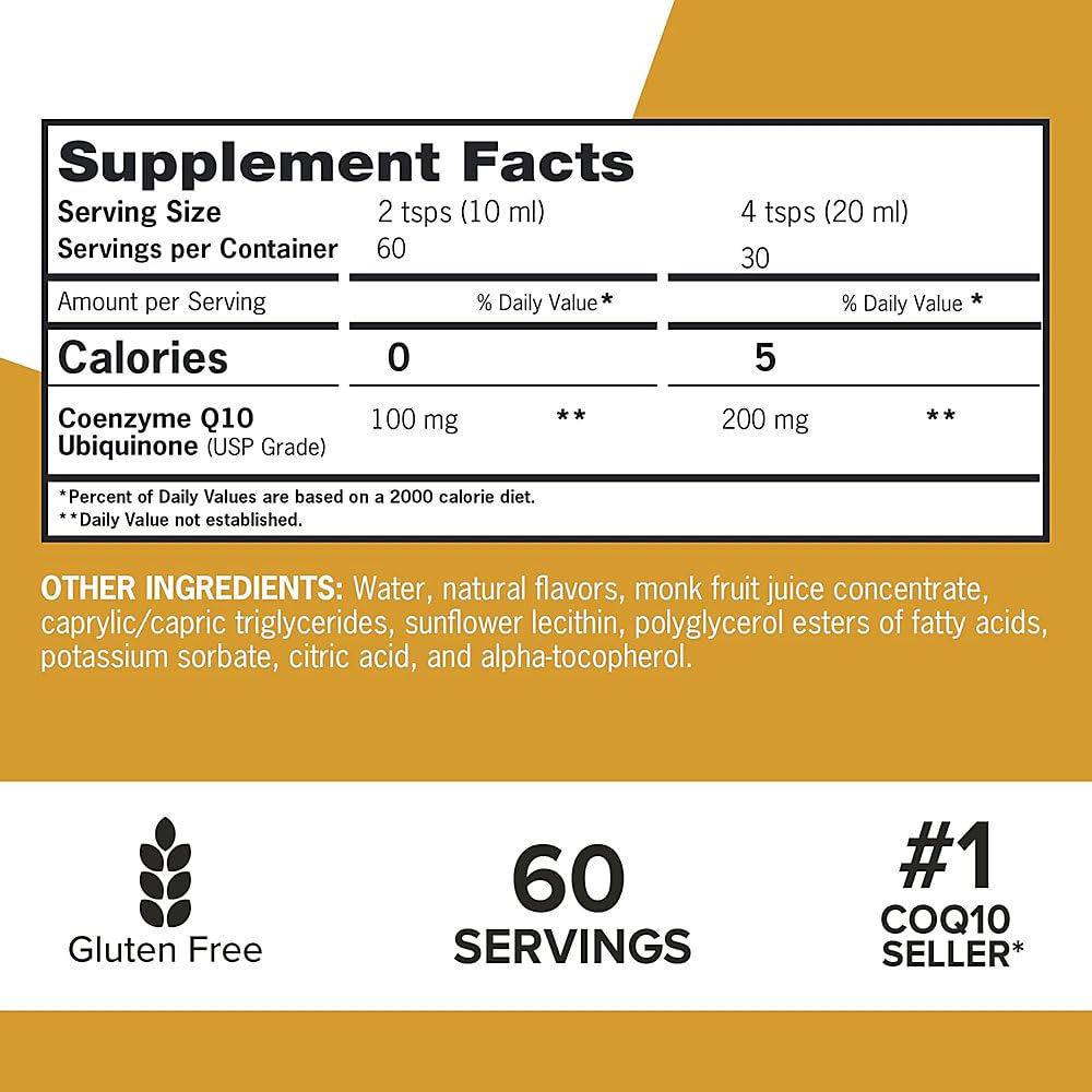 Qunol Liquid CoQ10 100mg, Superior Absorption, Antioxidant, 20 Ounces | #1 Cardiologist Recommended Supplement for Heart Health, Coenzyme Q10 Supplement to support Vascular Health & Cellular Energy