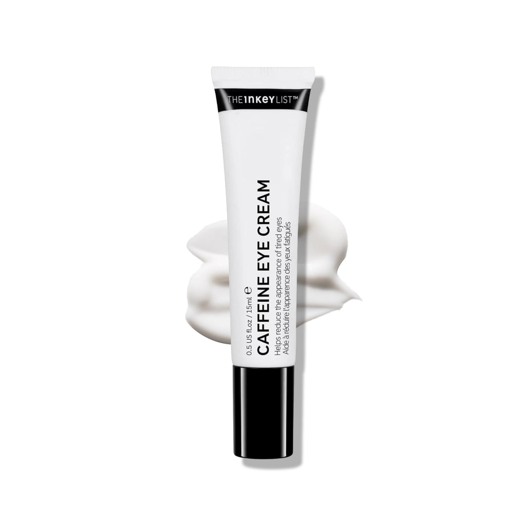 The INKEY List Caffeine Eye Cream, Reduce Eye Puffiness and Dark Circle, Blur Fine Lines, 0.5 fl oz | Lightweight Under-Eye Cream with Caffeine and Matrixyl 3000 to Help Reduce Puffiness, Dark Circles and Fine Lines