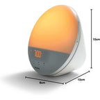 Buy now Philips SmartSleep Wake-up Light, Colored Sunrise and Sunset Simulation, 5 Natural Sounds, FM Radio & Reading Lamp, Tap Snooze, HF3520/60 at indiglob india