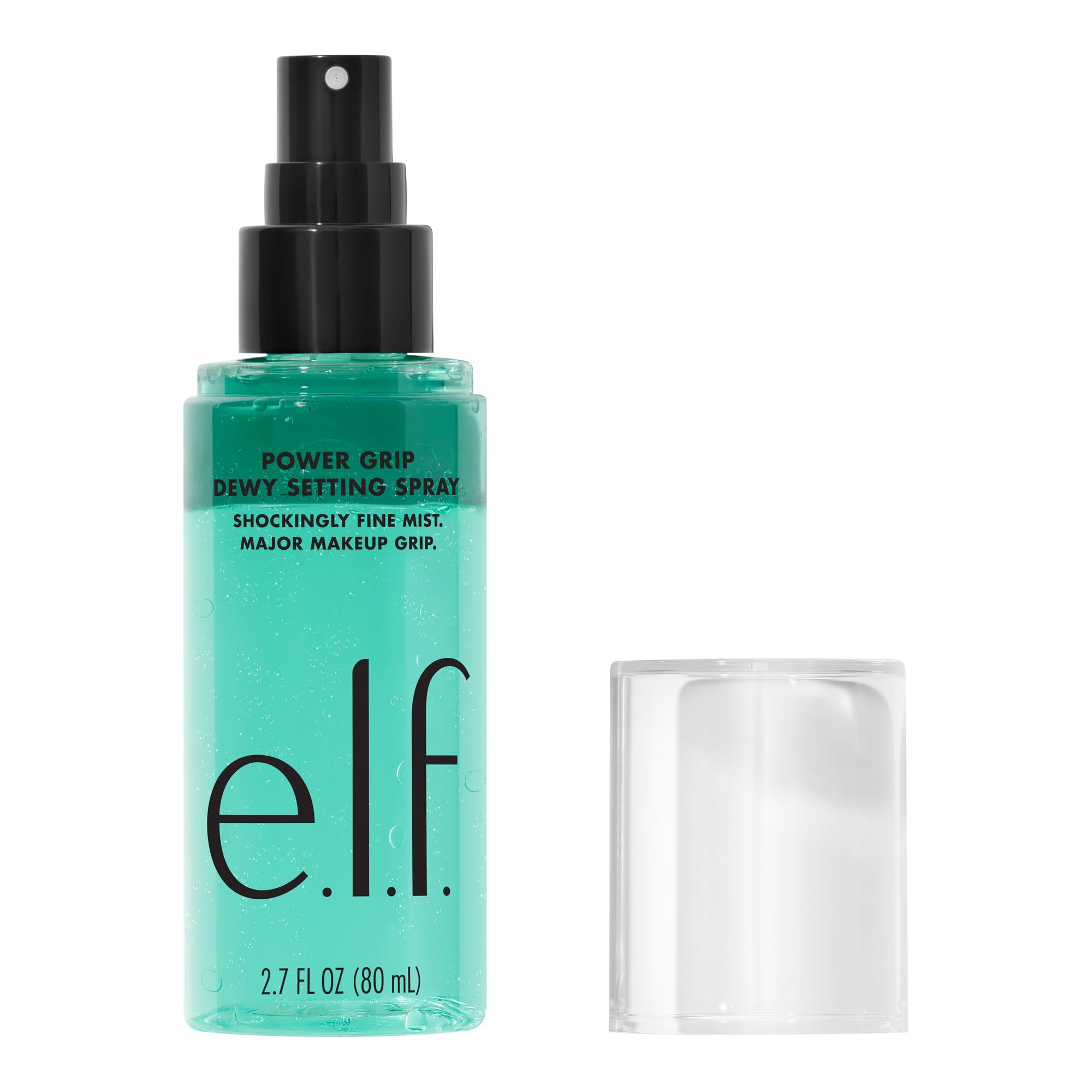 e.l.f. Power Grip Dewy Setting Spray, Ultra Fine Mist Made With Hyaluronic Acid, Grips Makeup For A Hydrated-Looking, Dewy Finish, Vegan & Cruelty-Free