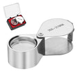 KINGMAS Foldable Jewelry Loupe 30x 21mm Jewelers Magnifying Glass