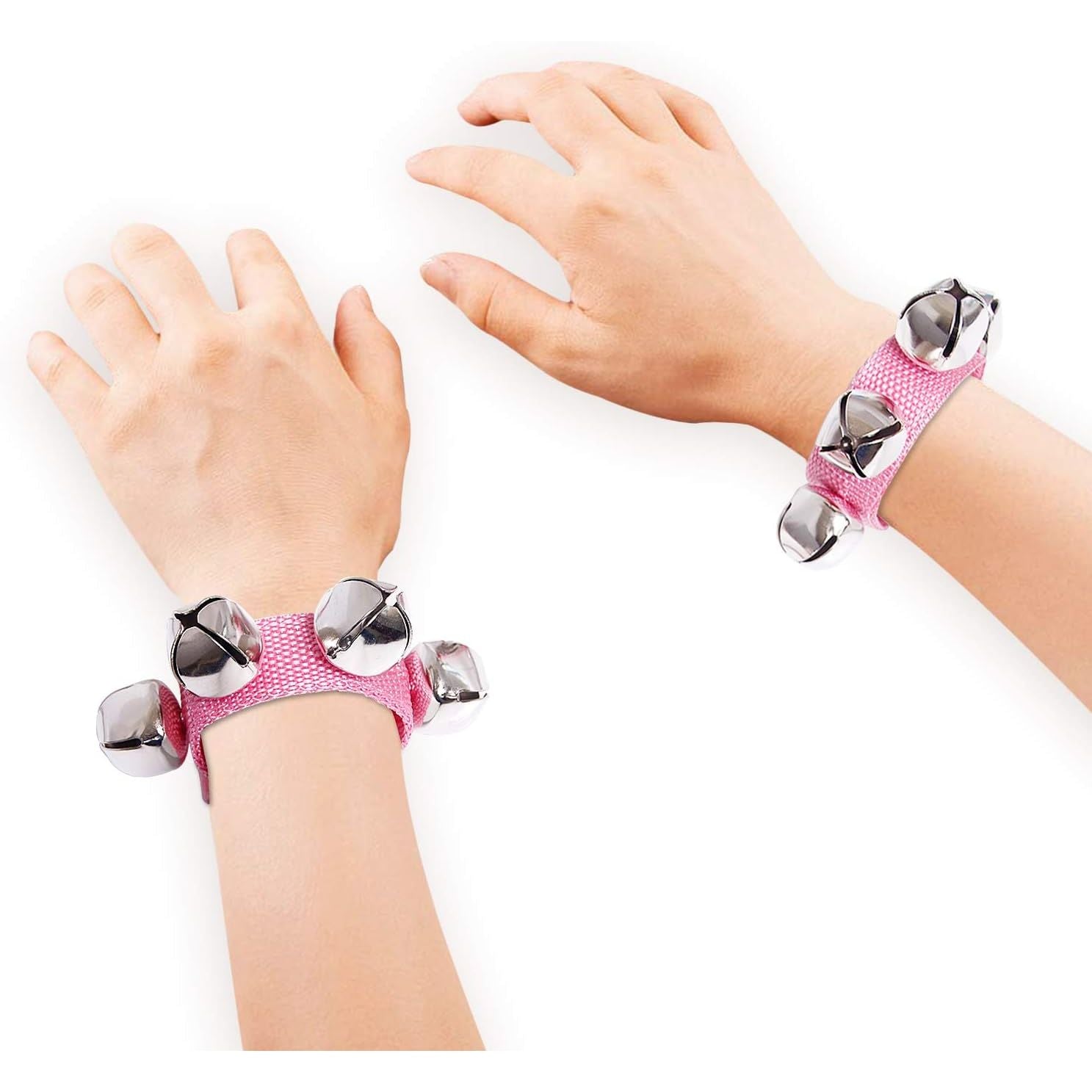Buy now Augshy Jingle Bells, 24 Pcs Wrist Band Jingle Bells, 12 Musical Instruments Gift for Kids at indiglob india