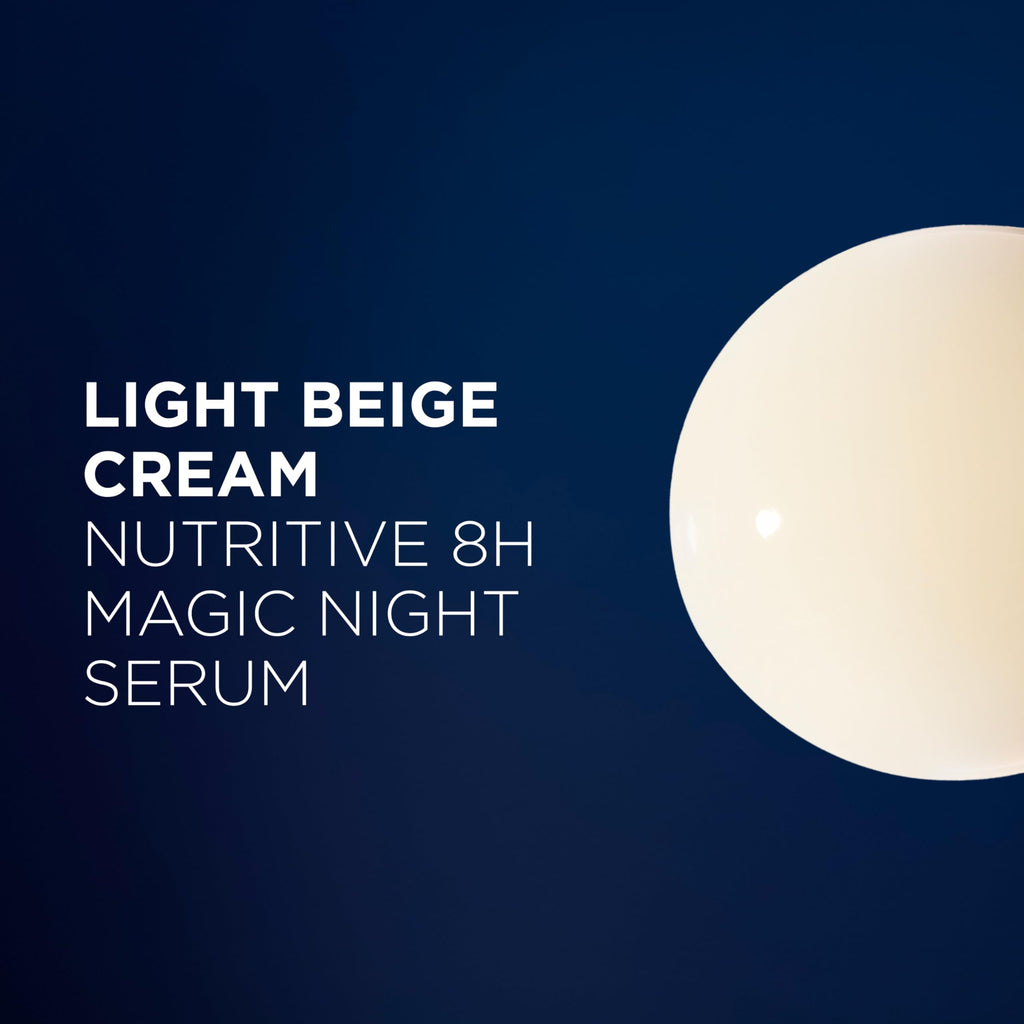 Kerastase Nutritive 8H Magic Night Serum - Overnight Treatment for Dry Hair, Enhances Shine, Nourishes and Reduces Frizz, With Plant-Based Proteins, For All Hair Types