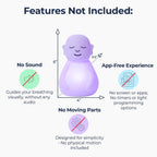 Buy now Mindsight 'Breathing Buddha' Guided Visual Meditation Tool for Mindfulness | Slow Your Breathing & Calm Your Mind for Stress & Anxiety Relief | Perfect for Adults & Kids | Relaxing Self Care Gift at indiglob india