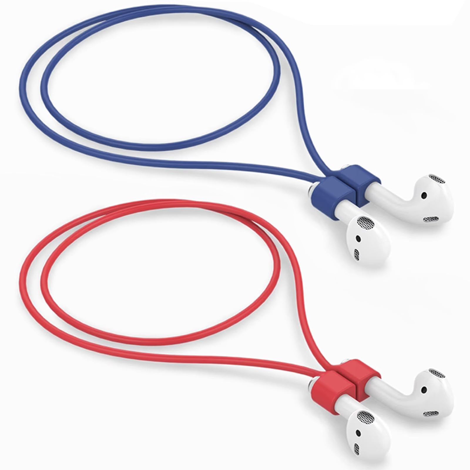 Buy now 5 Pack Ultra Strong Magnetic AirPods Pro Straps, Anti-Lost Neck Cord for AirPods Pro 3 2025,AirPods 4th, AirPods Pro 2nd/1st, AirPod 3rd, AirPod 2nd/1st - 5 Pcs Silicone Sports Lanyard and 2 Ear Hook C12-blue+red at indiglob india