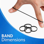 Cosy Companions 100x Black Rubber Bands For Hair, Small Elastic Hair Ties, Hair Bands No Damage, Tiny Hair Elastics, Hair Accessories For Braids, Mini, Little, Rubberbands