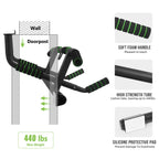 KAKICLAY 2026 Upgrade Multi-Grip Pull Up Bar with Smart Larger Hooks Technology - USA Original Patent, Designed, Shipped, Warranty