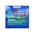 PUREROX disinfectant (16oz, 2pk) Eliminate 99.9999% MRSA, Norovirus, Viruses, Fungus, Bacteria. Hospital Grade. Safe for Use Anywhere. No residue. Suitable for All Surfaces.
