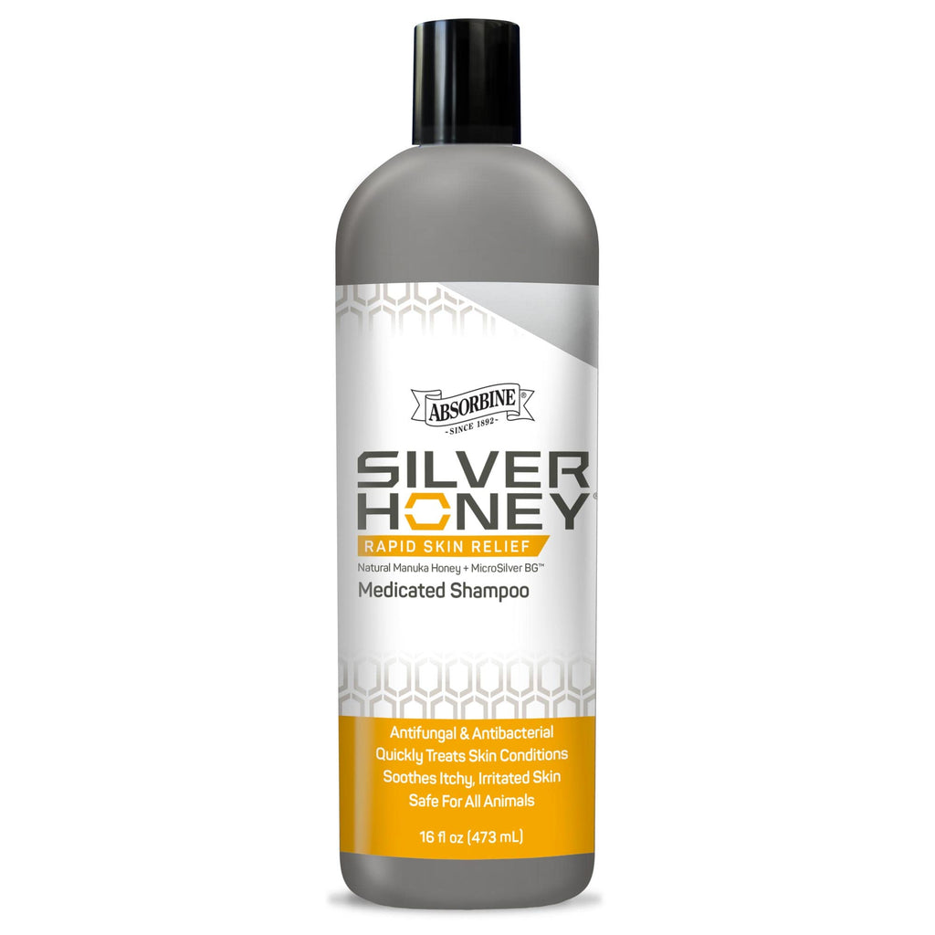 Silver Honey Rapid Skin Relief Medicated Shampoo & Wound Wash, 16 fl oz