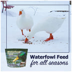 Natural Waterscapes Waterfowl Feed (5 lb) Floating Duck Food | for Wild Ducks, Pet Ducks, Geese, Swans