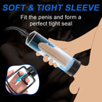 Penis Pump Extender Enlarger with 3 Penis Ring, Penis Pump for Men Erection & Enhancement, Penispumps for Enlargement Pump for Men Couple Stronger Bigger Erection, Manual Penis Vacuum Cock Sex