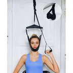 comness Cervical Neck Traction Device Over Door for Home Use, Portable Neck Stretcher Hammock for Neck Pain Relief, Physical Therapy AIDS for Neck Decompressor.