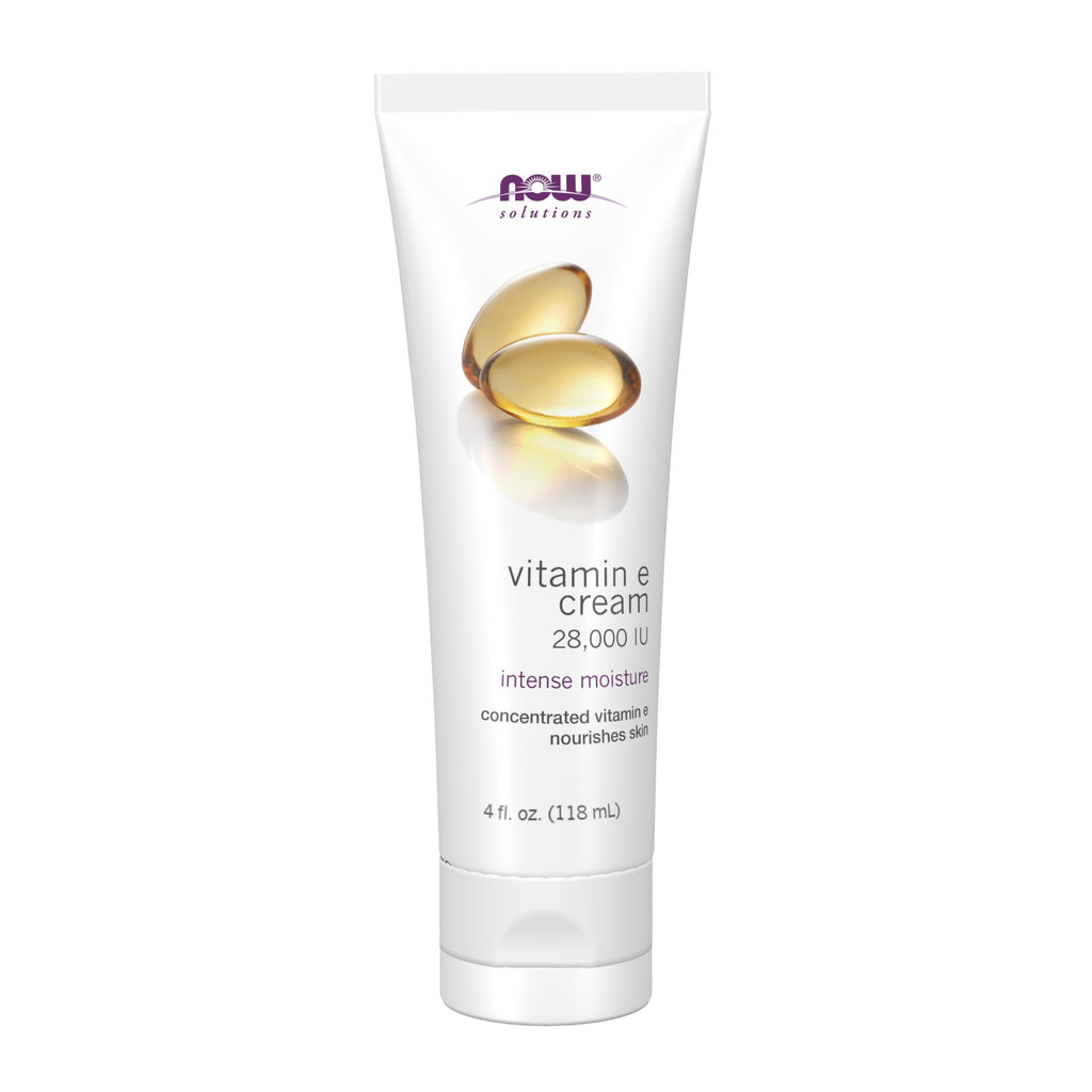 Buy now NOW Foods Solutions, Vitamin E Cream 28,000 IU, Intense Moisture, Concentrated Vitamin E, 4-Ounce at indiglob india