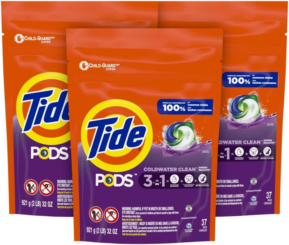 Buy now Tide Pods Laundry Detergent, Clean Breeze, 57 Pacs Capsules, 46 Ounce (Pack of 2) at indiglob india