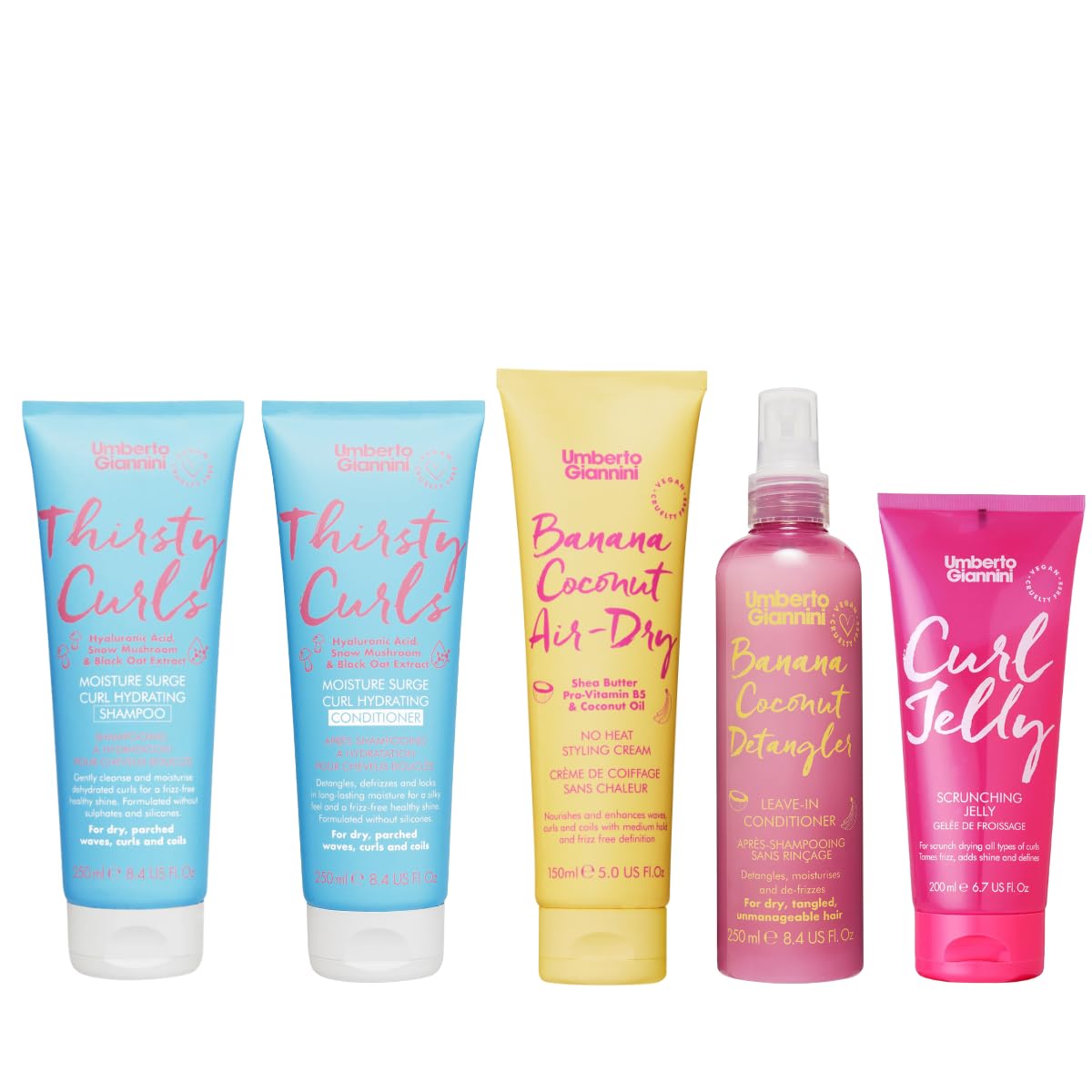 Buy now Umberto Giannini Curl Jelly Scrunching Jelly 6.7 fl Oz - Frizz Solution Defining Hair Gel for 2a-4c Curly, Wavy, Coily Hair - Vegan & Cruelty-Free at indiglob india