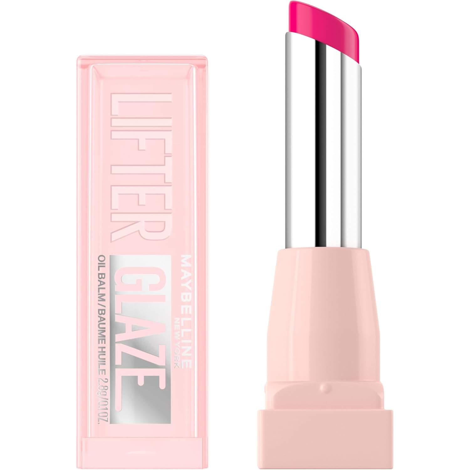 Buy now Maybelline Lifter Glaze Oil Balm with Hyaluronic Acid and Hydrating Oil Blend, Lip Balm with 24HRs of Smooth, Moisturizing Shine, Acai Glaze (Sheer Black Cherry) Rose Bite at indiglob india