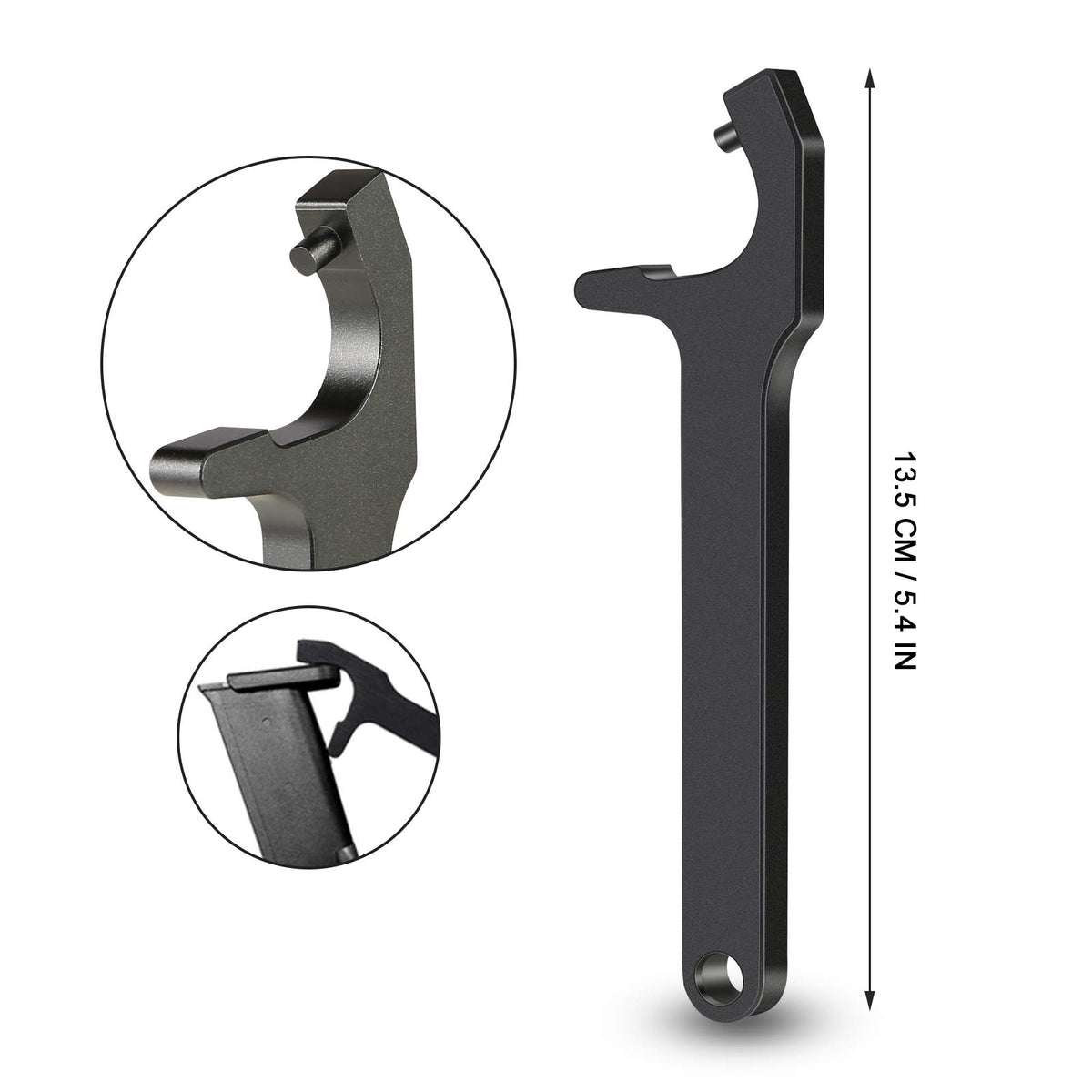 LUSOFAE Tool Kit for Glocks Front Sight Remove,Magazine Disassembly, Pin Punch Tools for G19 19x 17 26 27 43 43x Accessories