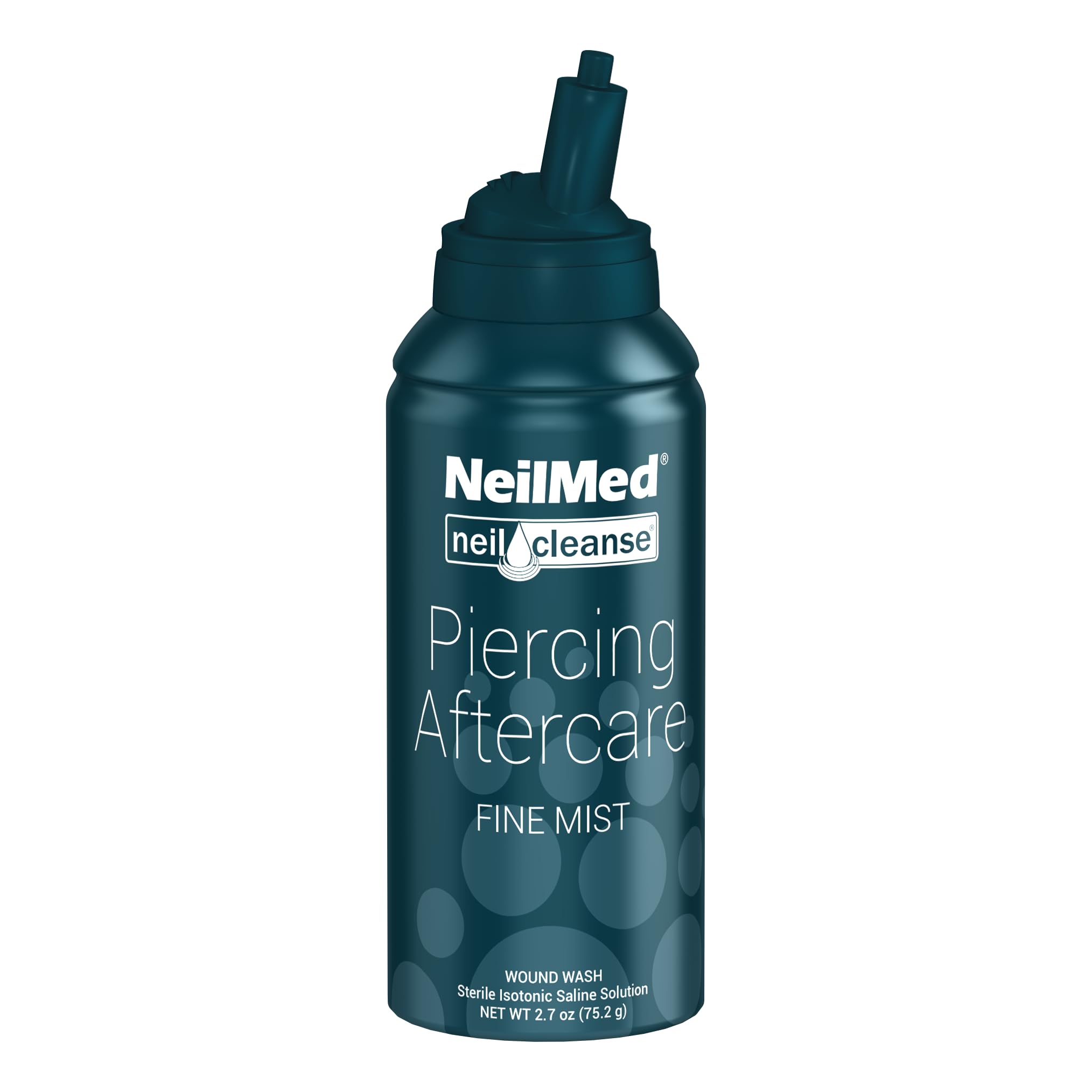 Neilmed NeilCleanse Piercing Aftercare Fine Mist Travel Size 75mL