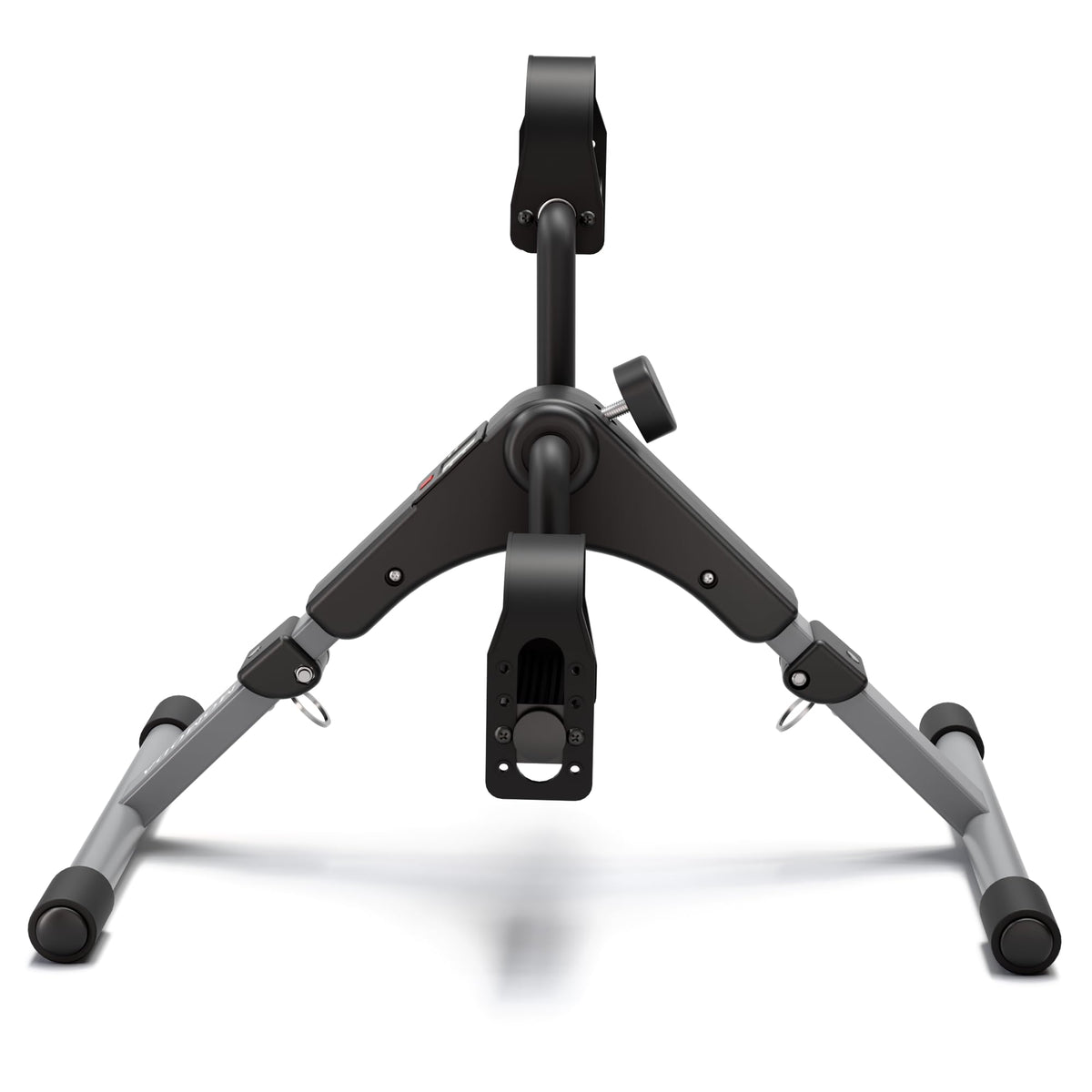 Pedal Exerciser Desk Exercise Bike Leg and Arm Exercise Bike with LCD Monitor Foldable and Portable(Black/Grey)