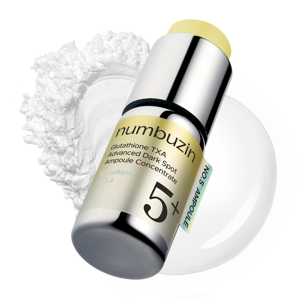 numbuzin No.5 Vitamin Concentrated Serum, Dark Spot Care, Glutathione & Vitamin Serum, Korean Skincare, Tranexamic Acid 4%, Niacinamide 5%, for a Radiant-Looking Glow 1.01 fl oz