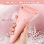 Fronnor Ice Roller for Face,Eyes,Facial Massager Tool,Soothing Skin Care Tool,Cooling Skincare Device for Puffiness,At-Home Spa Gift for Women(Pink)