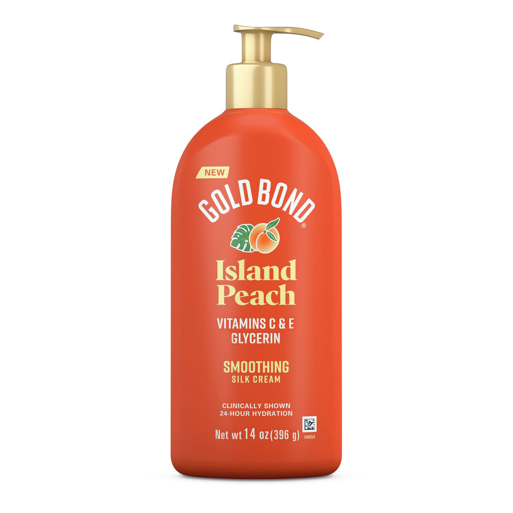 Gold Bond Softening Cashmere Cream Body Lotion, Vanilla Dream Scent, 24-Hour Hydration with Shea Butter and Cocoa Butter, 14 oz.