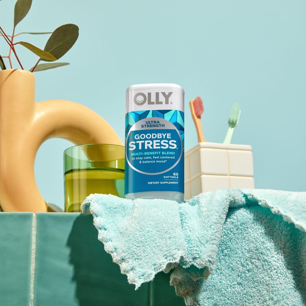 OLLY Ultra Strength Stress Softgels, Stress and Mood Support* - 60 Count