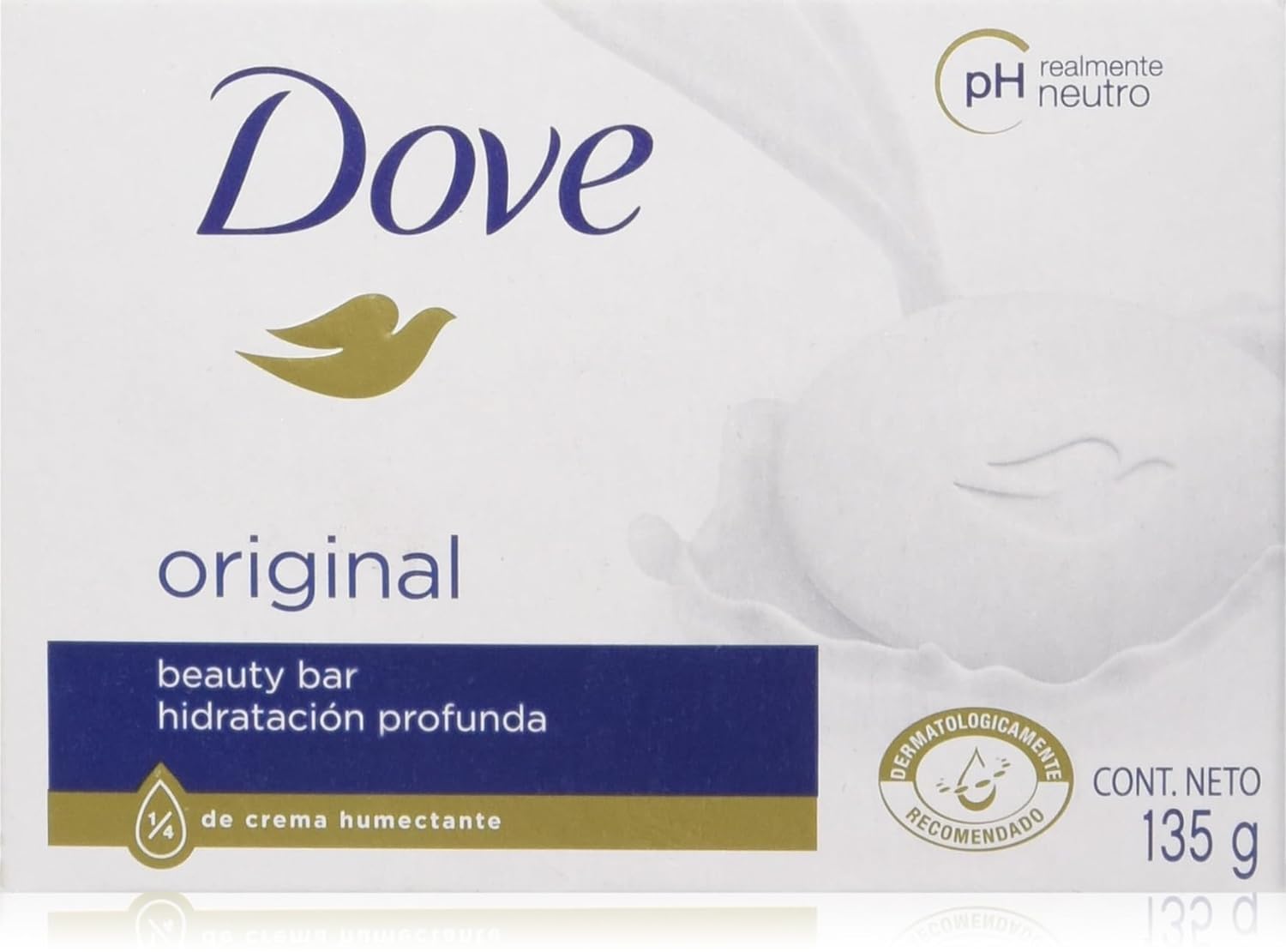 Buy now Dove Beauty Bar Soap Original, for Soft, Smooth Skin, with 1/4 Moisturizing Cream 2.6 oz 4.7 Ounce (Pack of 48) Original at indiglob india