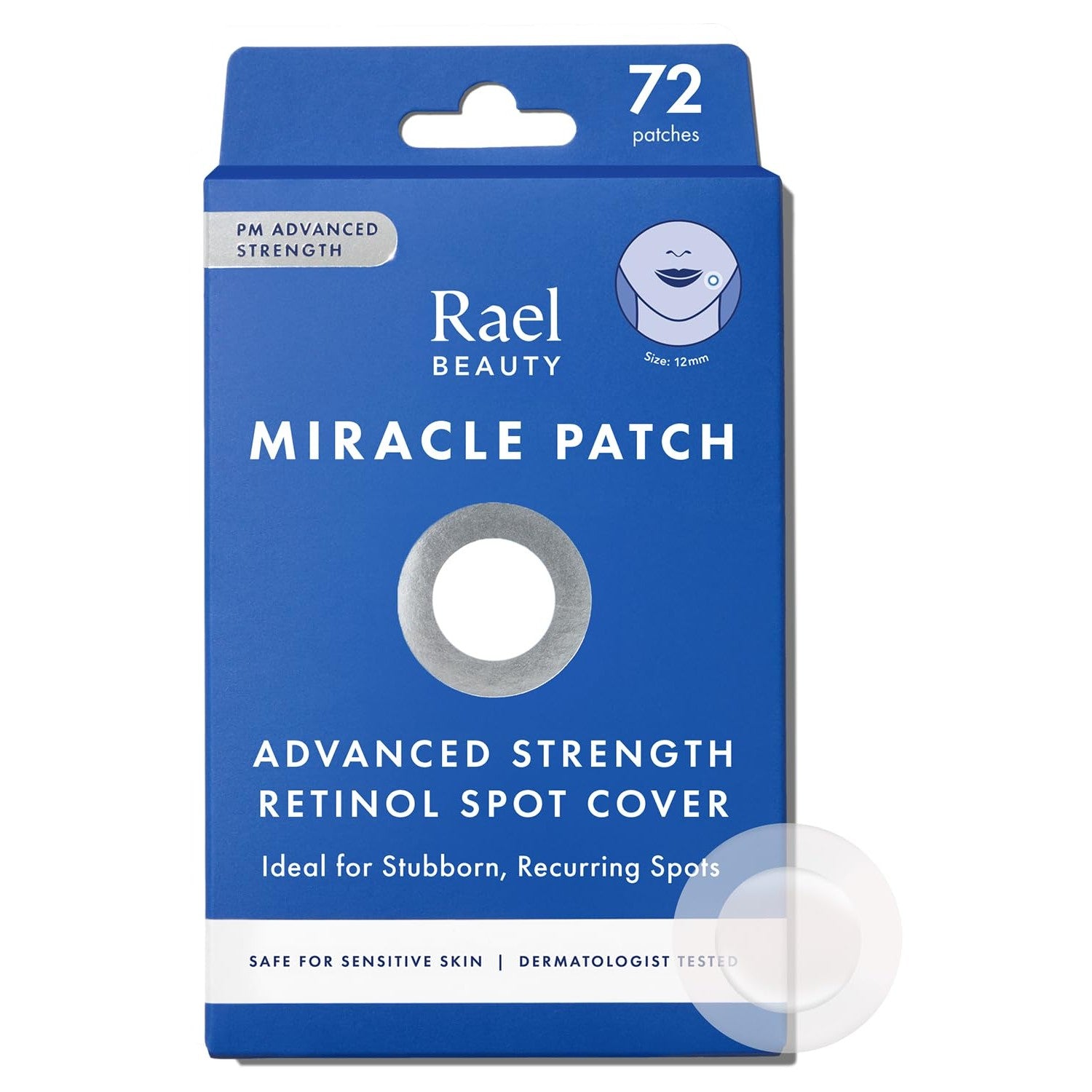 Buy now Rael Pimple Patches - Miracle Overnight Spot Cover, Thicker & Extra Adhesion, Hydrocolloid Acne Pimple Patch for Face, Zits & Blemishes, Korean Skin Care, 3 Sizes (52 Count) Retinol 72 Count (Pack of 1) at indiglob india