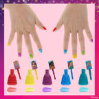 Disney Princess Nail Polish Set, 18-Piece Peel-Off for Girls, Ages 3+