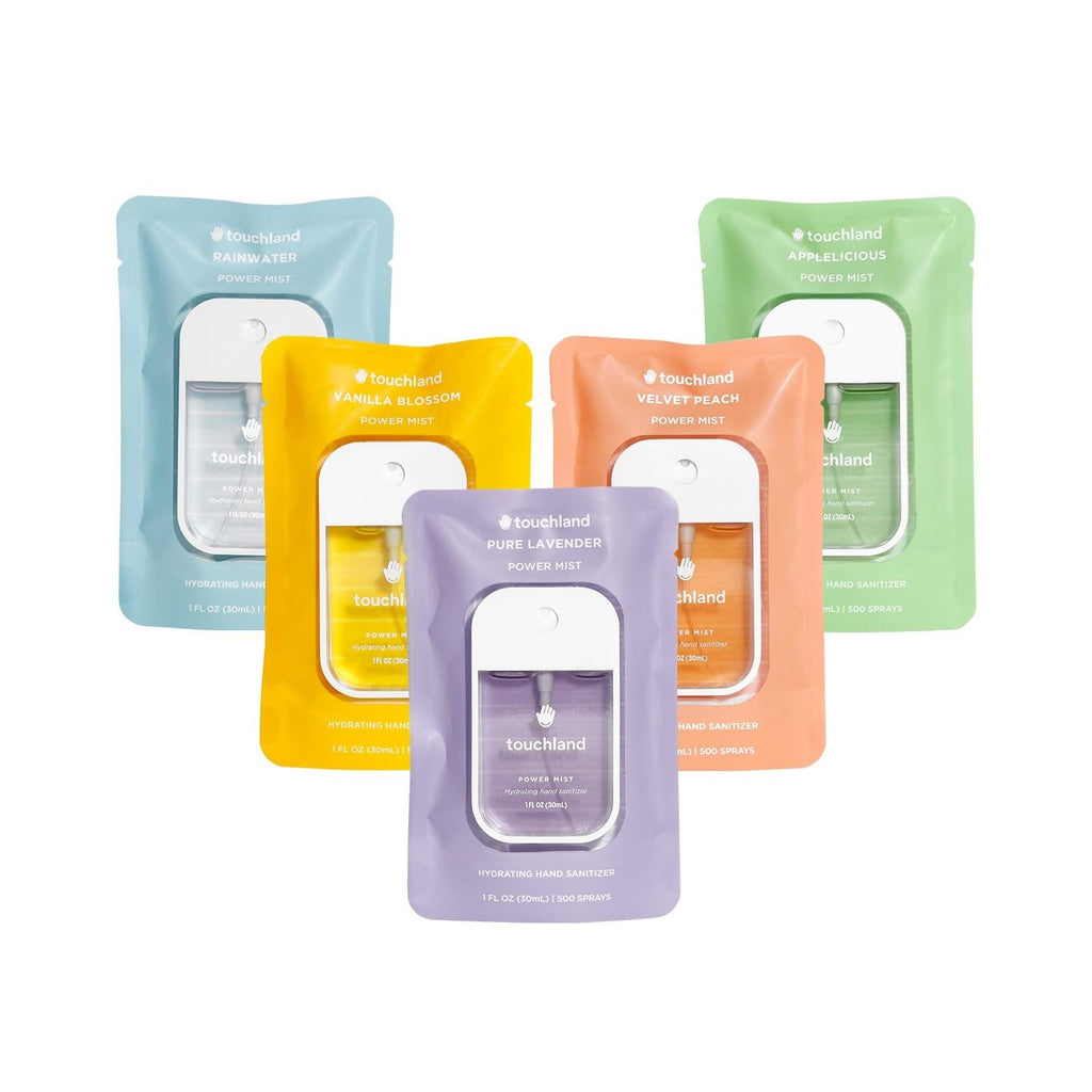 Buy now Touchland Hydrating Hand Sanitizer Spray, JUICY Trio Set (Watermelon, Peach, Berry), 1 FL. OZ. Travel Size Power Mist Sprays (Set of 3) at indiglob india